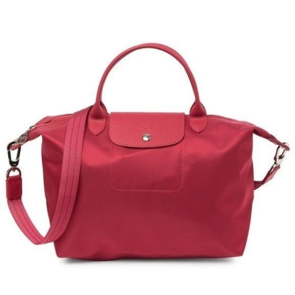 Longchamp Handbags - Sold-LONGCHAMP Le Pliage Nylon Satchel / Crossbody